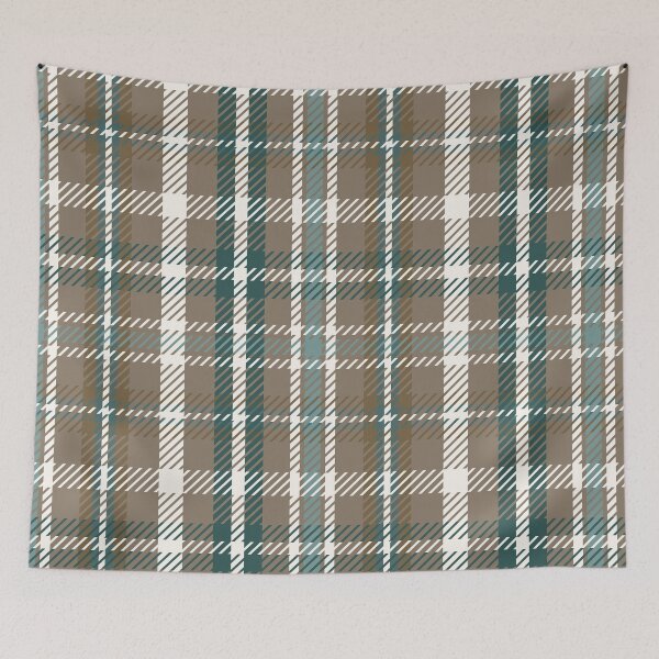 Item preview, Rustic Cabin Christmas plaid in Tobacco and Sage designed and sold by FrancesPoff.