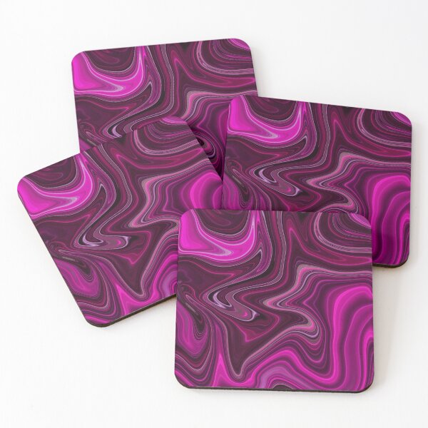 Item preview, Gorgeous pink and purple liquid paint marble pattern designed and sold by 1Celery.
