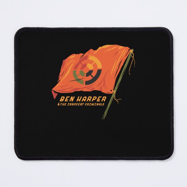 Item preview, Bén Music Hárpér and The Innocent Criminals Flag designed and sold by ChicArtSlow.