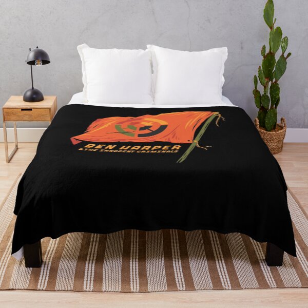 Item preview, Bén Music Hárpér and The Innocent Criminals Flag designed and sold by ChicArtSlow.