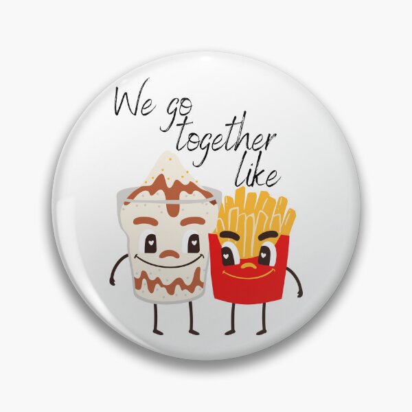 Item preview, We Go Together Like Ice Cream and Fries designed and sold by Katts-Art.
