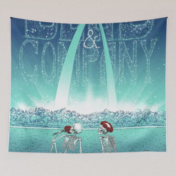 Item preview, the dead and & flowers redd designed and sold by DanielleFunk.