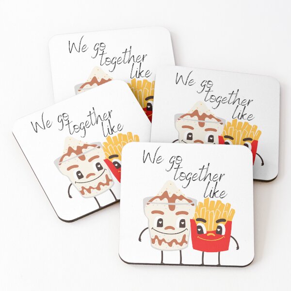 Item preview, We Go Together Like Ice Cream and Fries designed and sold by Katts-Art.