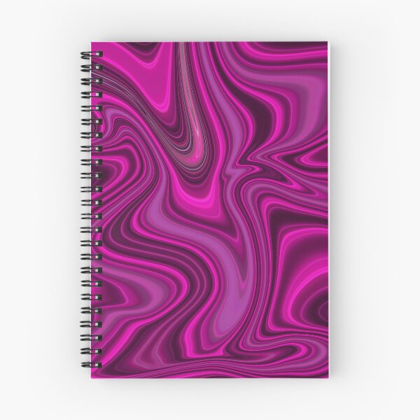 Item preview, Dreamy neon pink and purple liquid paint marble pattern designed and sold by 1Celery.