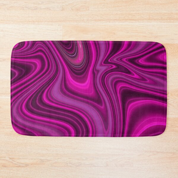 Item preview, Dreamy neon pink and purple liquid paint marble pattern designed and sold by 1Celery.
