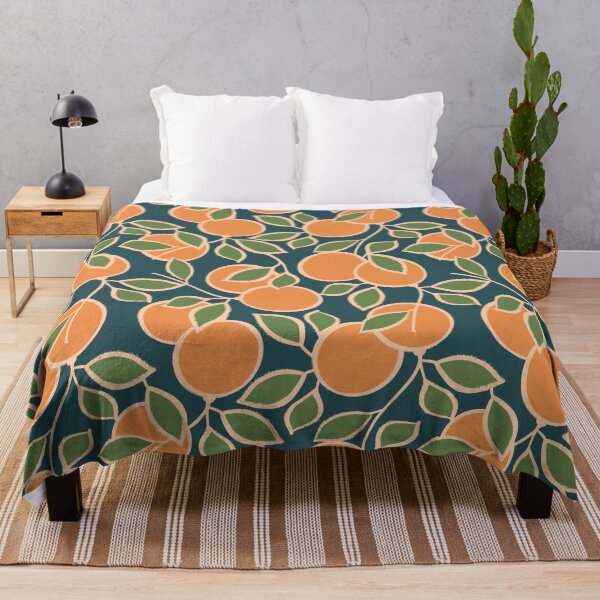 Item preview, orange grove blue designed and sold by Sara Frane.