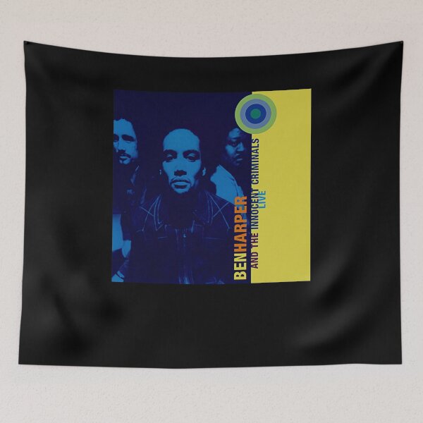 Item preview, Bén Music Hárpér and The Innocent Criminals Live Album Cover designed and sold by ChicArtSlow.