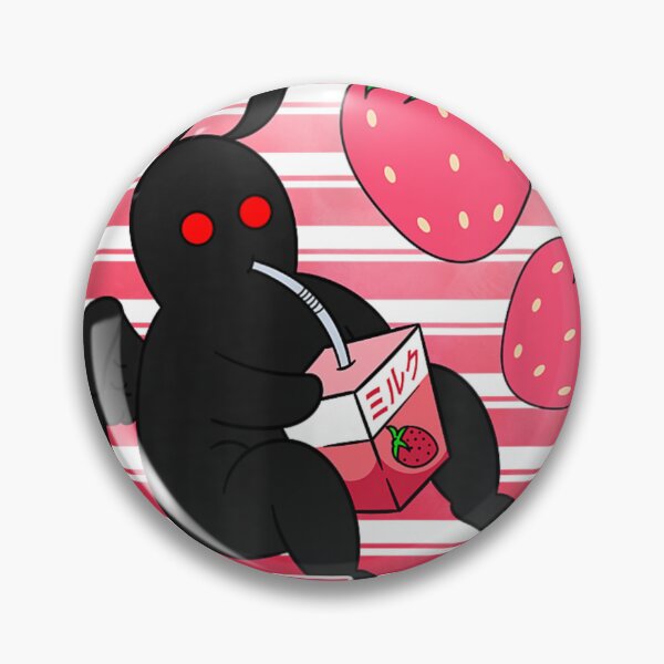 Artikelvorschau, Mothman Kawaii Erdbeer-Milchshake-Karton-T-Shirt entworfen und verkauft von ShaStyle ArtFo.