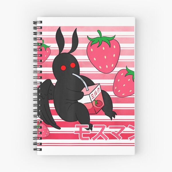 Artikelvorschau, Mothman Kawaii Erdbeer-Milchshake-Karton-T-Shirt entworfen und verkauft von ShaStyle ArtFo.