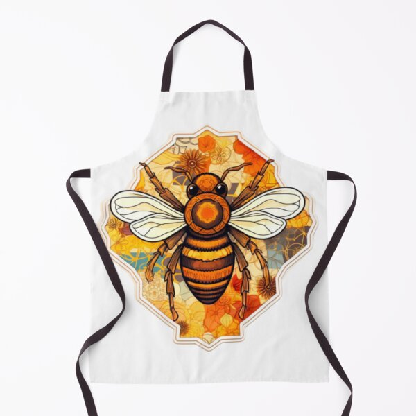 Item preview, Floral patchwork honeybee designed and sold by Christiana Nicole.