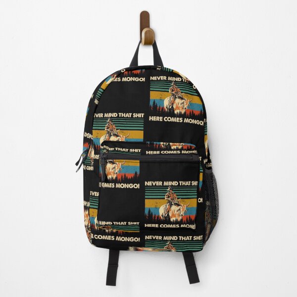 Item preview, Blazing Never Mind That Shit Here Comes Mongo Saddles s, Classic Western Movie Coffee designed and sold by LahayeFashion.