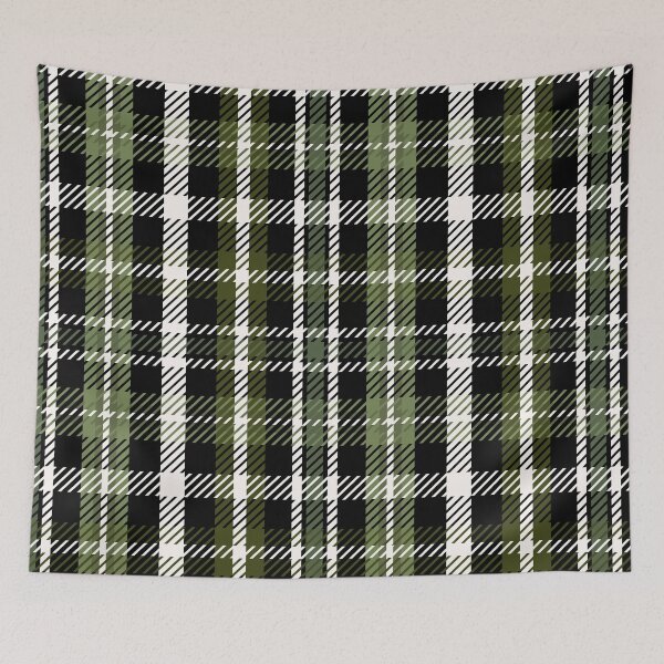 Item preview, Rustic Cabin Christmas plaid in Tobacco and Sage designed and sold by FrancesPoff.