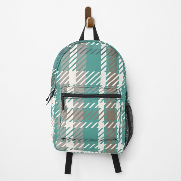 Item preview, Rustic Cabin Christmas plaid in teal and taupe designed and sold by FrancesPoff.