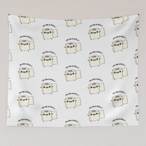 Item preview, I'm On A Roll Funny Toilet Paper Puns  designed and sold by punnybone.