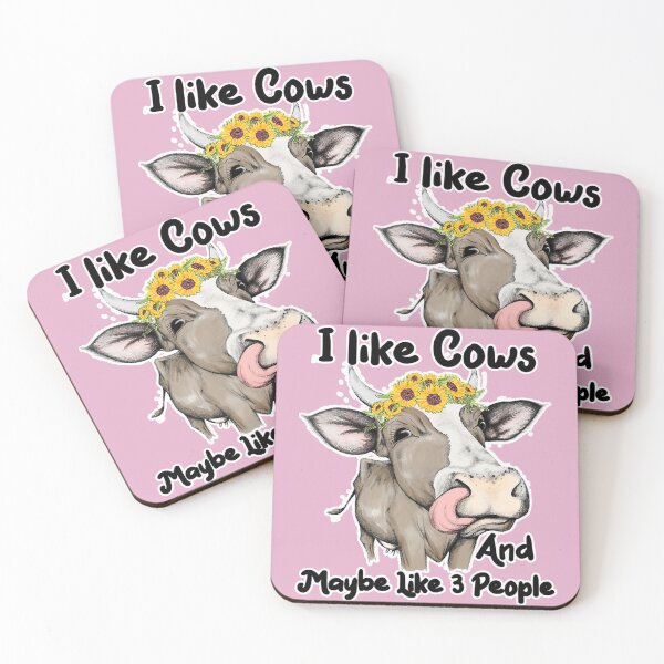 Item preview, I like Cows And Maybe Like 3 People designed and sold by iconking.