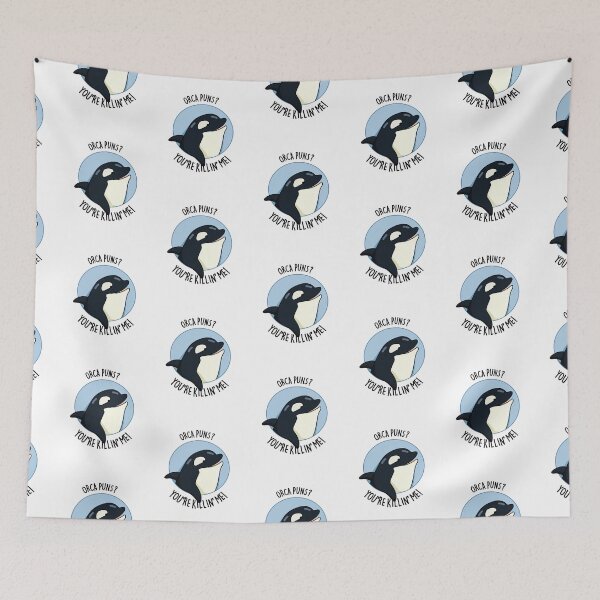Item preview, Orca Puns You're Killin Me Funny Whale Puns  designed and sold by punnybone.