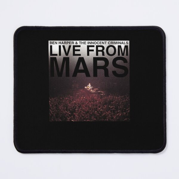 Item preview, Bén Music Hárpér and The Innocent Criminals Live From Mars Album Cover designed and sold by ChicArtSlow.