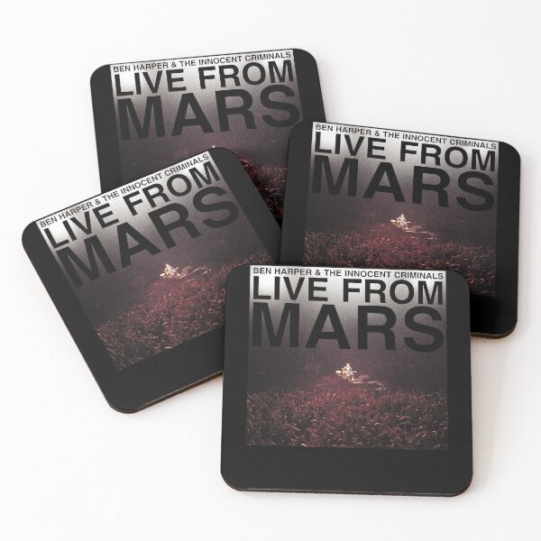 Item preview, Bén Music Hárpér and The Innocent Criminals Live From Mars Album Cover designed and sold by ChicArtSlow.
