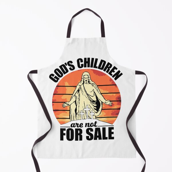 Item preview, God's Children Are Not For Sale Christian Cross Sunset Child Trafficking Funny quote designed and sold by Dolphin Graphic.