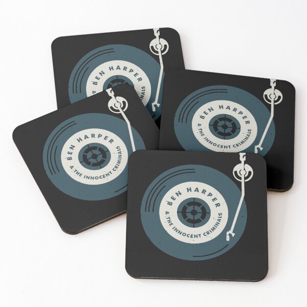Item preview, Bén Music Hárpér and The Innocent Criminals Record designed and sold by ChicArtSlow.