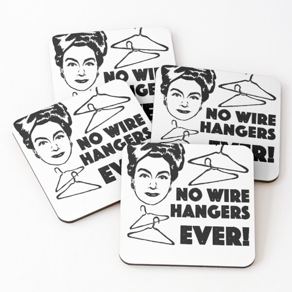 Item preview, Joan Crawford Mommie Dearest Inspired Illustration, No Wire Hangers Ever designed and sold by ArtClothesniko.