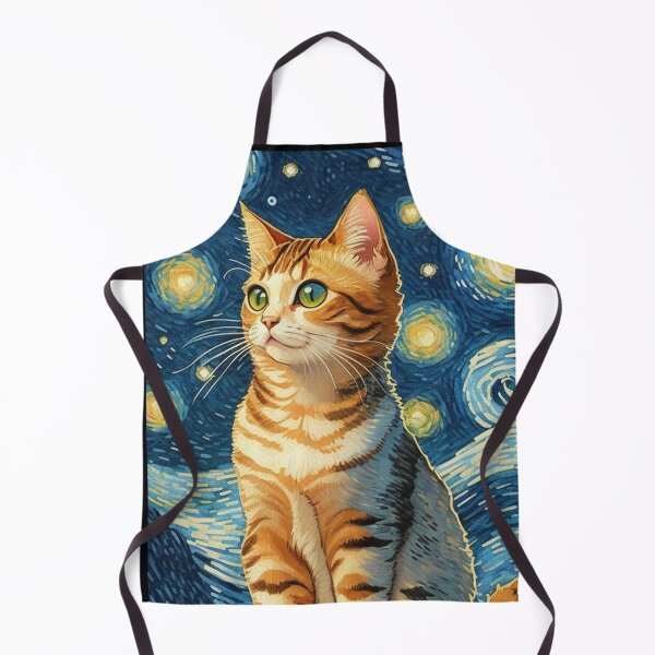 Artikelvorschau, Van-Gogh-Stil-Katze entworfen und verkauft von Vangoholic.