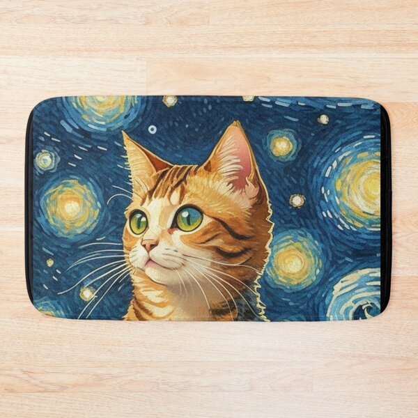 Item preview, Van gogh Style Cat  designed and sold by Vangoholic.