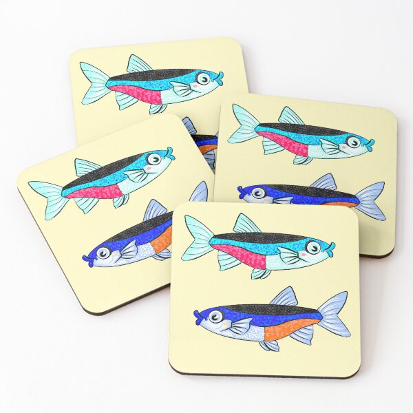 Item preview, Neon Tetras designed and sold by Tiffany Chesser.