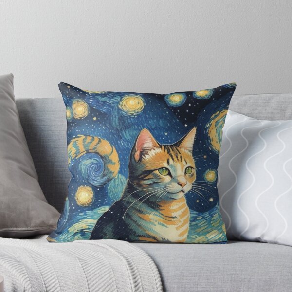 Item preview, Van gogh Style Cat  designed and sold by Vangoholic.