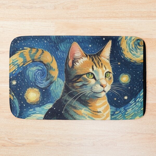 Item preview, Van gogh Style Cat  designed and sold by Vangoholic.
