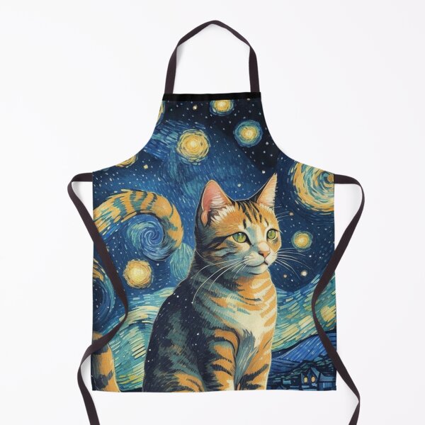 Artikelvorschau, Van-Gogh-Stil-Katze entworfen und verkauft von Vangoholic.