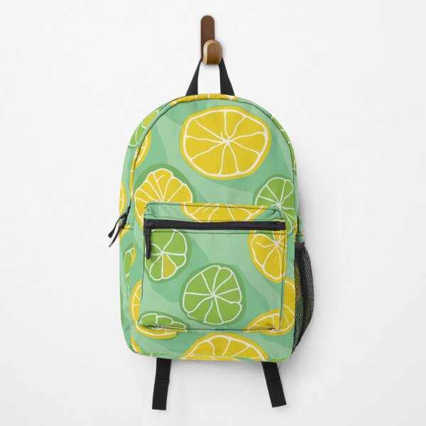 Item preview, Crazy Vector Lemon and Lime Green Slice Flat Style Fruit Pattern Design designed and sold by Russ Selby.