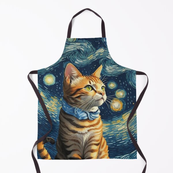 Artikelvorschau, Van-Gogh-Stil-Katze entworfen und verkauft von Vangoholic.