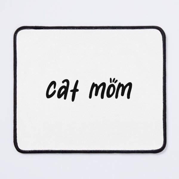 Item preview, Cat Mom : Elegant word art (Black) designed and sold by pixans.