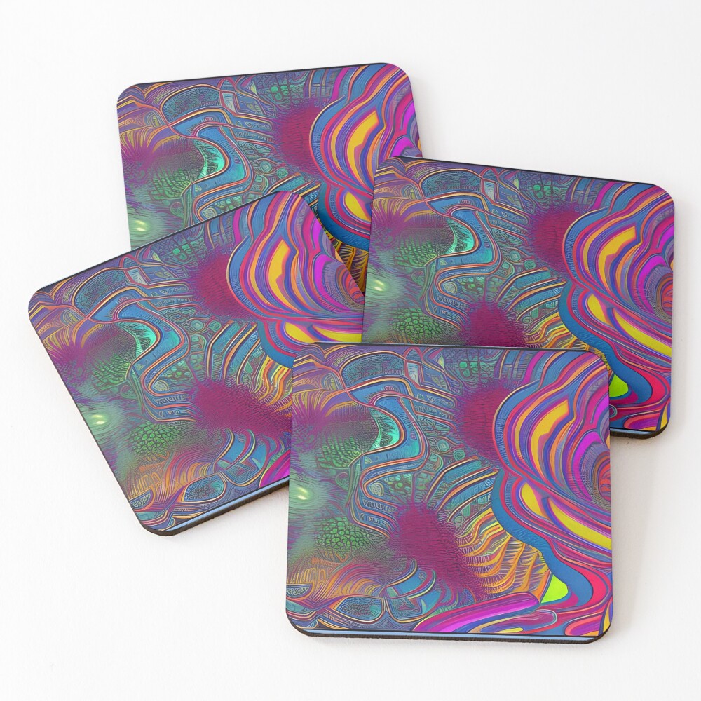 Item preview, Coasters (Set of 4) designed and sold by NomadicCreative.
