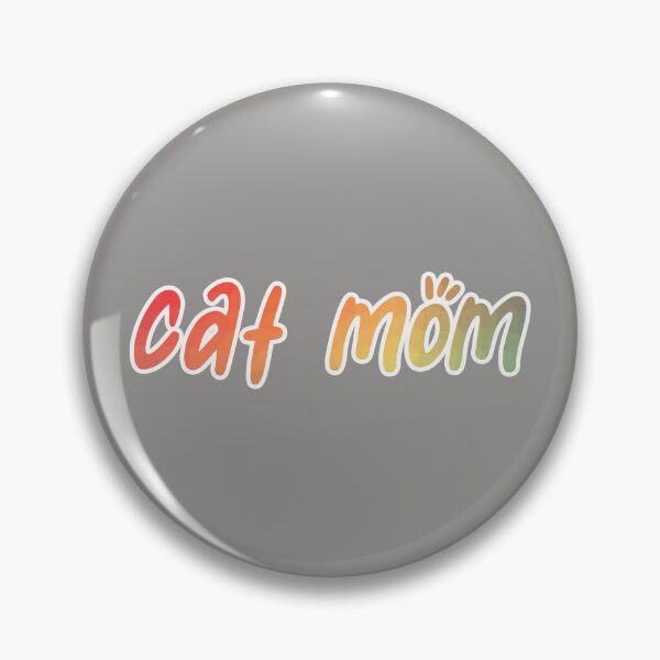 Item preview, Cat Mom : Elegant word art (Colour in Dark) designed and sold by pixans.