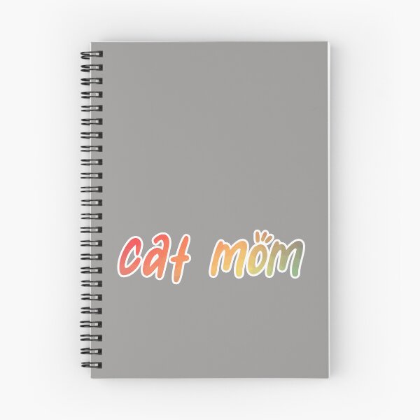 Item preview, Cat Mom : Elegant word art (Colour in Dark) designed and sold by pixans.