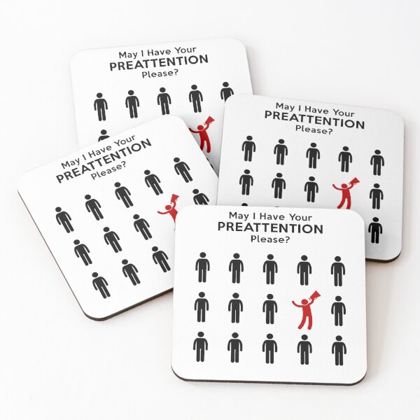 Item preview, May I Have Your Preattention : Red designed and sold by KerryKolosko.