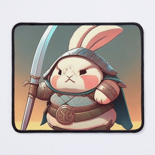 Item preview, Rabbit warrior cartoon designed and sold by cgduran18.