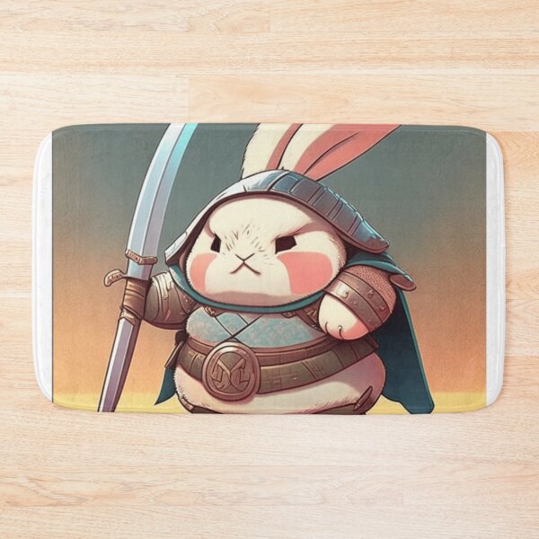 Item preview, Rabbit warrior cartoon designed and sold by cgduran18.