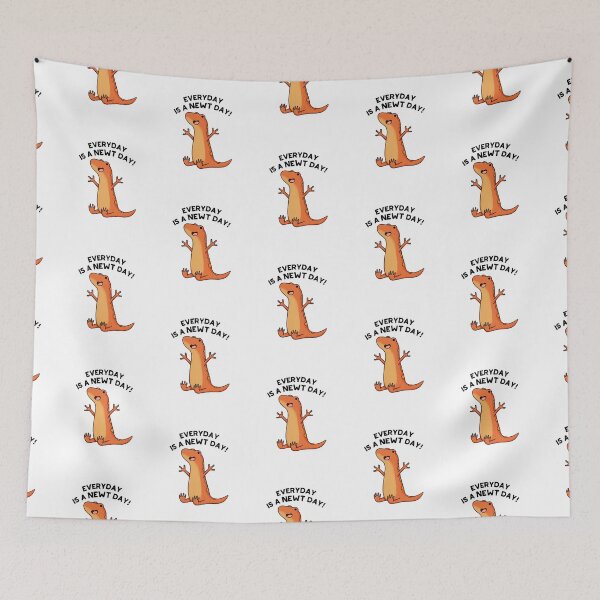 Item preview, Everyday's A Newt Day Funny Salamander Puns  designed and sold by punnybone.