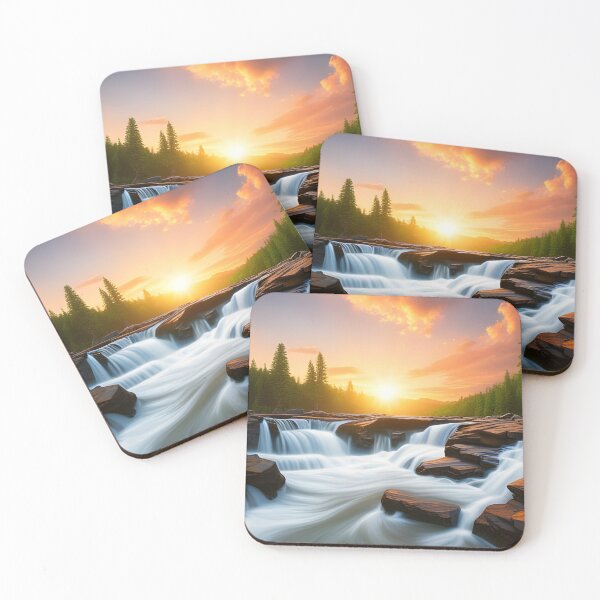 Item preview, Sunset on the waterfall designed and sold by Z33MA.