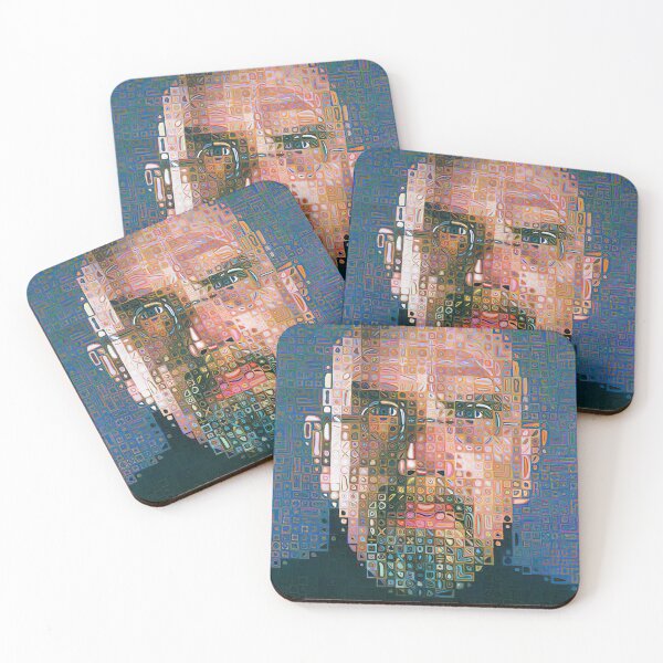 Item preview, Chuck Close - Bearded Bespectacled designed and sold by CharlesMcCarty.