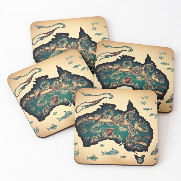 Item preview, Olde Map Of Australia designed and sold by Takin-Thepiss.