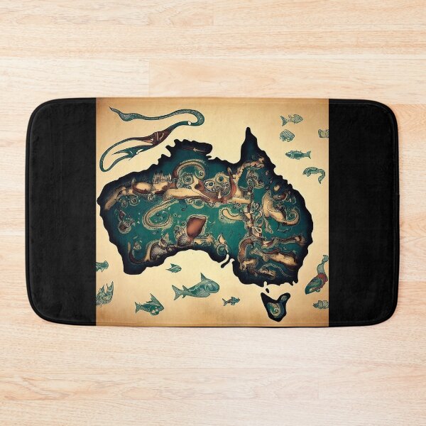 Item preview, Olde Map Of Australia designed and sold by Takin-Thepiss.
