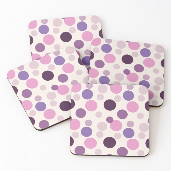 Item preview, Shades of Pink Polka dots designed and sold by Bright76.