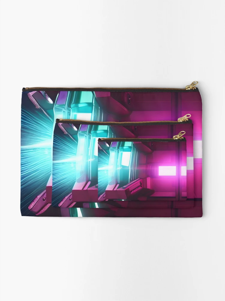 Thumbnail 2 of 4, Zipper Pouch, Spacestation designed and sold by NomadicCreative.