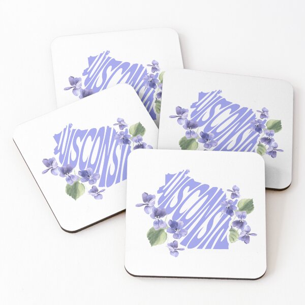 Item preview, Wood Violet Wisconsin State Flower designed and sold by cordiallycozett.