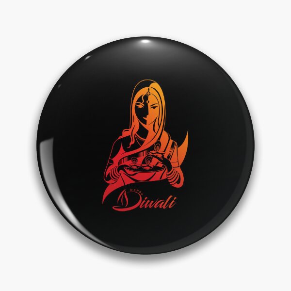 Item preview, Indian girl, happy Diwali  designed and sold by TirrellColister.