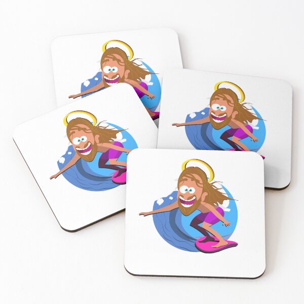 Item preview, Surfing Jesus  designed and sold by giovanni monasta.